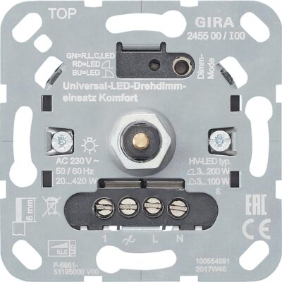 Universal-LED-Drehdimmereinsatz System 3000