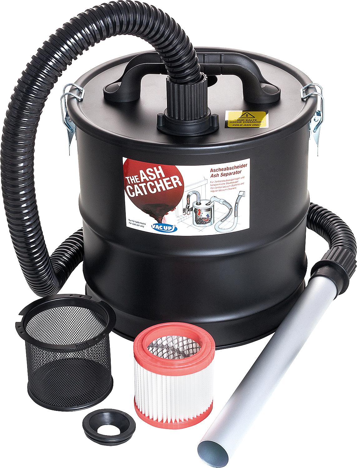 Asche-Abscheider 20 l mit Saugschlauch 1,4 m
