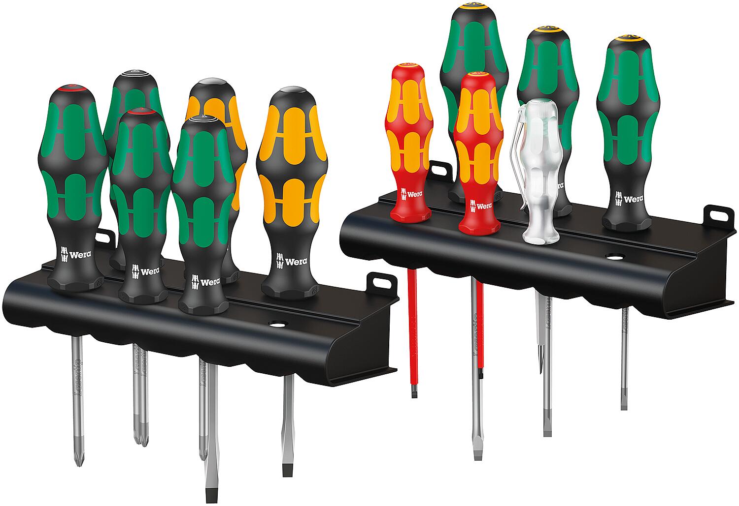 Schraubendreher-Satz Wera Kraftform XXL, Rack, 12-teilig