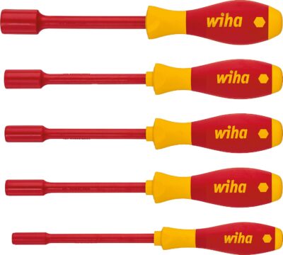 Schraubendreher-Satz WIHA 5-teilig Elektriker Außen-Sechkant (Steckschlüssel)