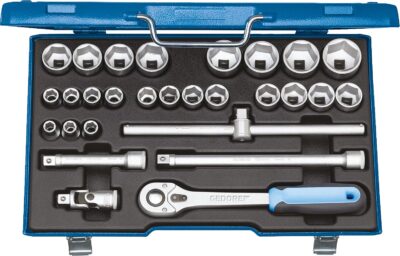 Steckschlüssel-Satz GEDORE 19 VMU-10, 28-teilig 1/2"