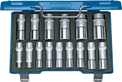 Außensechskant Steckschlüsseleinsatz-Satz GEDORE D 19 L-015, 15-teilig 1/2"