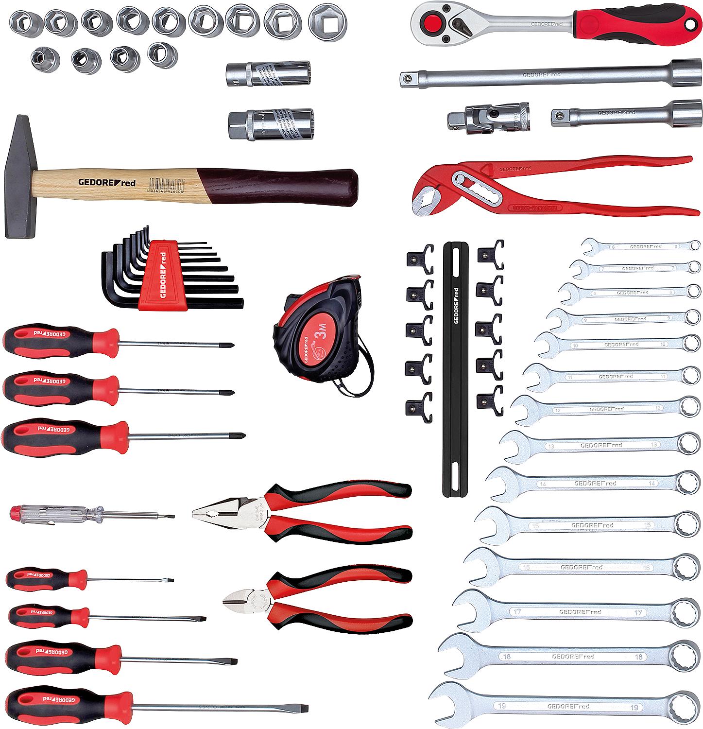 Werkzeugkoffer GEDRORE red R21650057 SCHRAUBER, 57-teilig – Bild 2