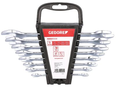 GEDORE red Doppel-Maulschlüssel- Satz, 8-tlg., 6 x 7 - 20 x 22