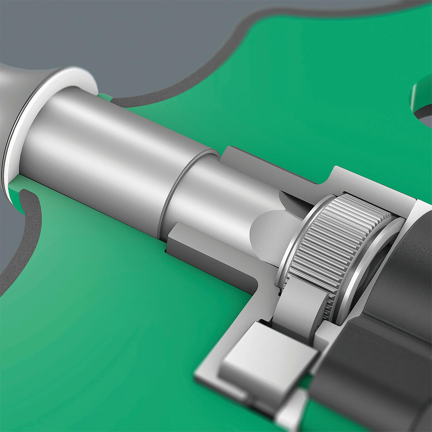 Quergriff-Adapterschraubendreher-Set WERA Kraftform Kompakt 400 RA Set 2 für 1/4" Steckschlüsseleinsätze, 10-teilig – Bild 4