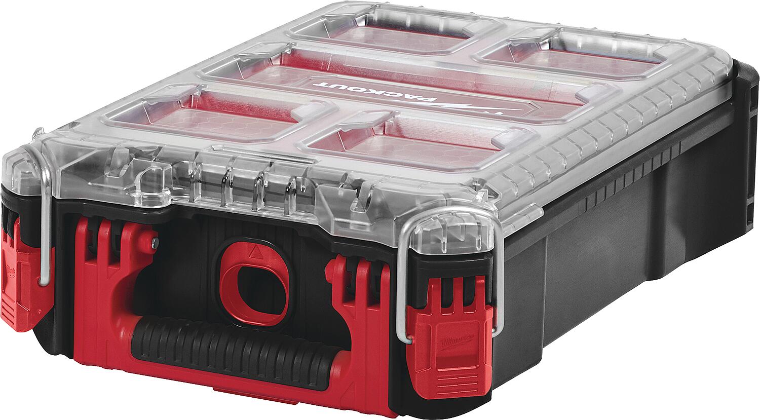 Transportkoffer Milwaukee PACKOUT Organiser Compact, inkl. Sortierboxen 386 x 249 x 117 mm