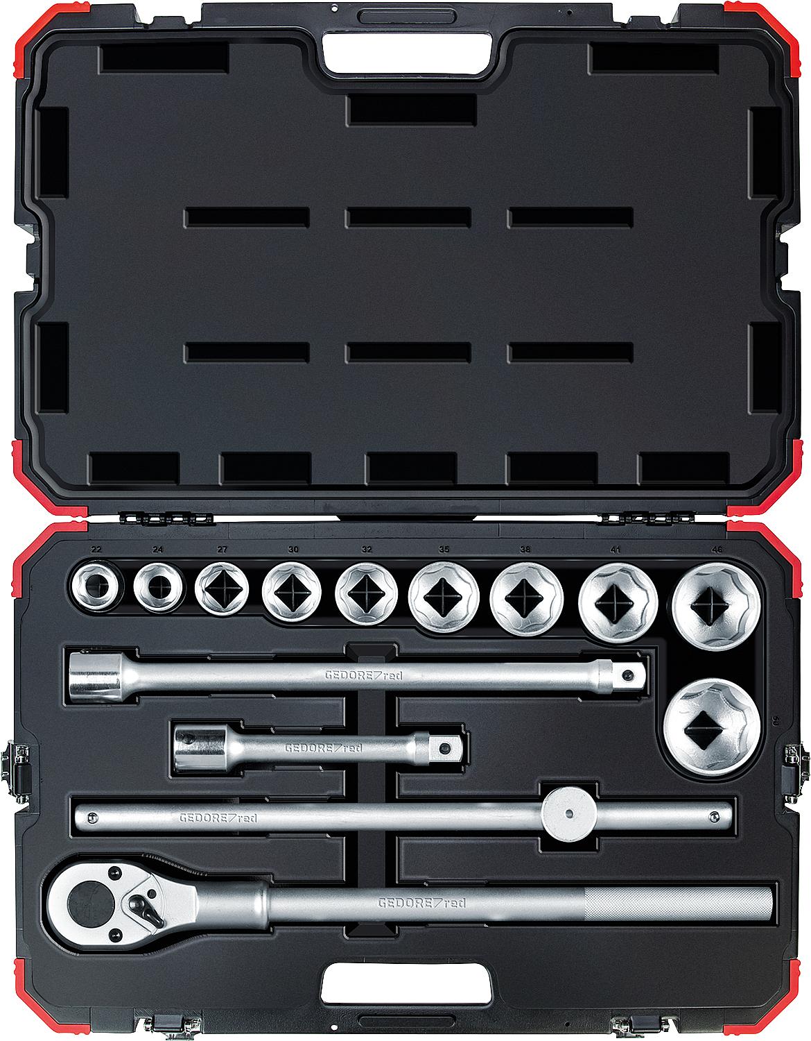 Steckschlüssel-Satz GEDORE red R78004014, 14-teilig 3/4" – Bild 2