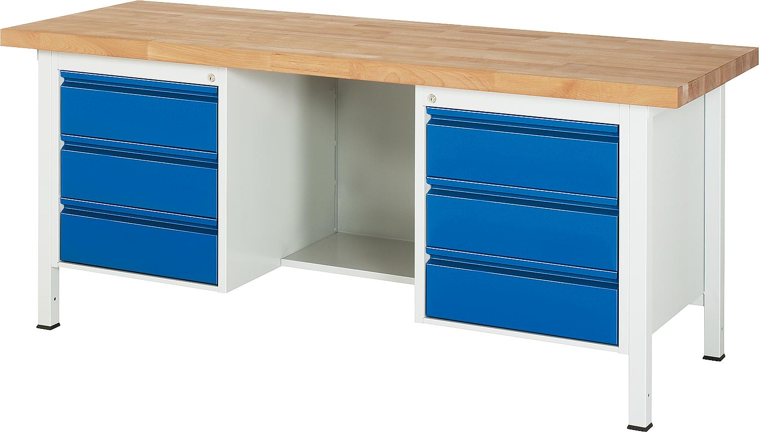Werkbank RAU 8554 Serie Basic-8 2000 x 840 x 700 mm