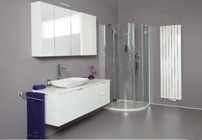 Alternative view of Aluminium-Heizkörper Garda S/90 AC mit Mittelanschluss, Typ 1200-3 Glieder, RAL9010