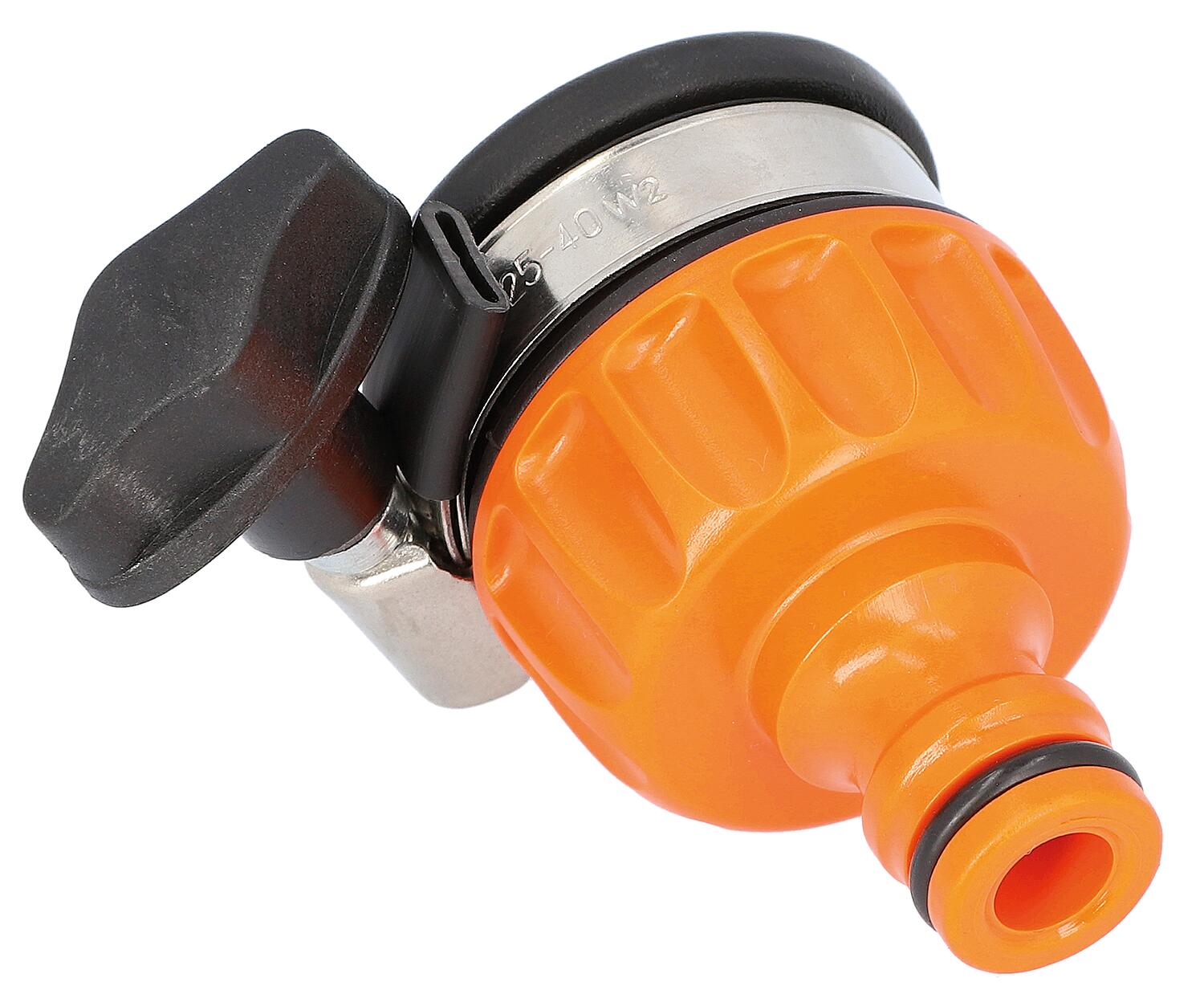 Wasserdieb-Hahnstück für glatte Ausläufe, D=15-20mm, mit Klemmanschluss – Bild 5