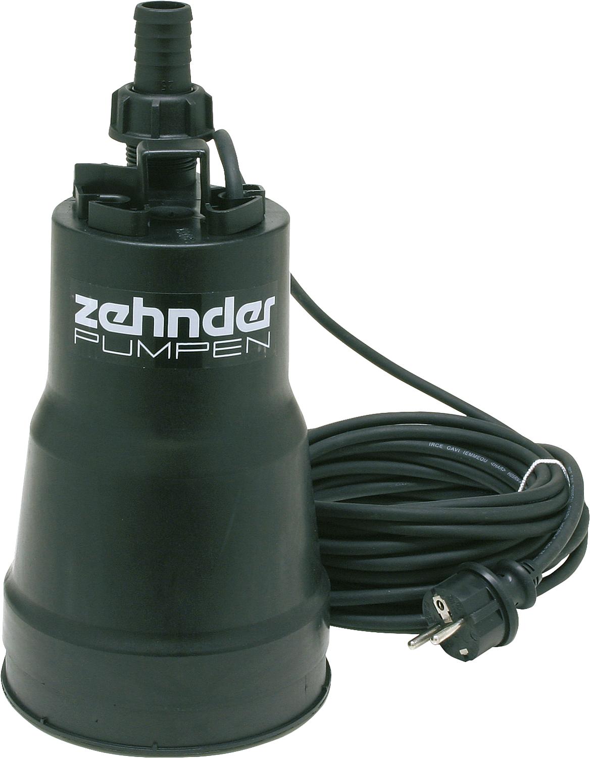 Schmutzwassertauchpumpe Typ FSP 330 Flachsaugend, 1"IG (230 V / 0,33 KW) Fördermenge 5,5 m³/h