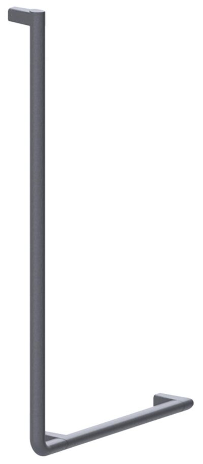 Winkelgriff Serie Cavere aus Alu., Anthrazit-Metallic 95, 950x500 mm, 90°, Ausf. Links