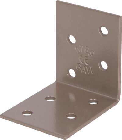 Winkelverbinder DURAVIS® 50 x 50 x 40 mm, Material: Stahl, sendzimirverzinkt, Oberfläche: perlbeige RAL 1035