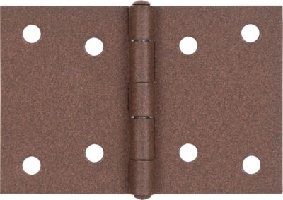 Scharnier DURAVIS® 60 x 90 x 1,25 mm, breit, Material: Stahl, blau verzinkt, Oberfläche: rostbraun