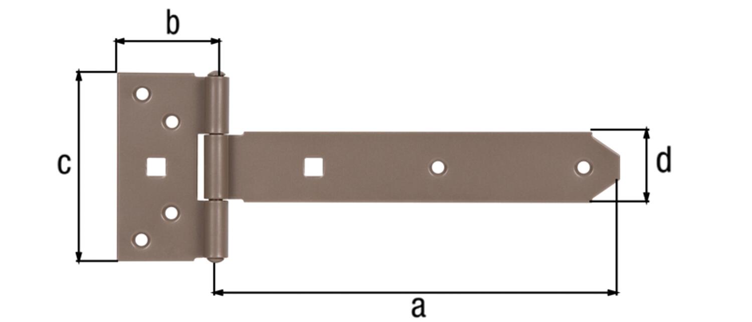 Kreuzgehänge DURAVIS® 192/45 x 90 mm, Material: Stahl, blau verzinkt, Oberfläche: perlbeige RAL 1035 – Bild 3