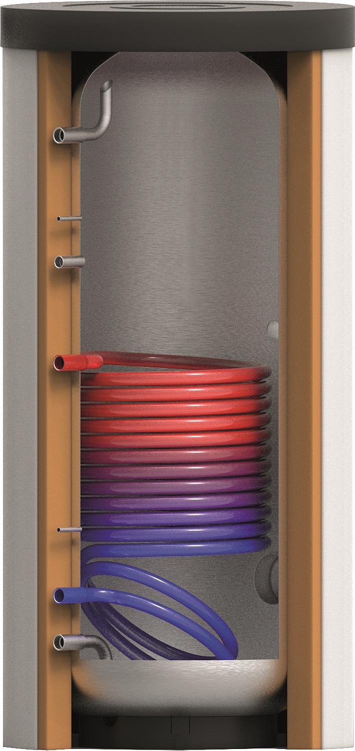 Warmwasserspeicher EV-TEDS-1W 150 (o. R),Inhalt 152 L mit einem Wärmetauscher